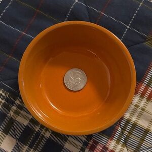 Orange Ceramic nut Bowl - Bright Orange Home Dining Bowl